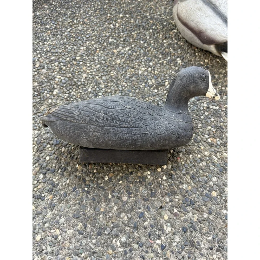 Vintage Flambeau Specialty Series Water‎ Keel Coot Duck Decoy Made In USA Decor